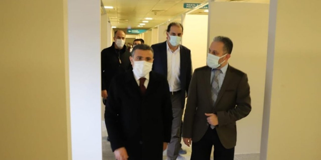 Vali Atay Fizik Tedavi Hastanesini İnceledi