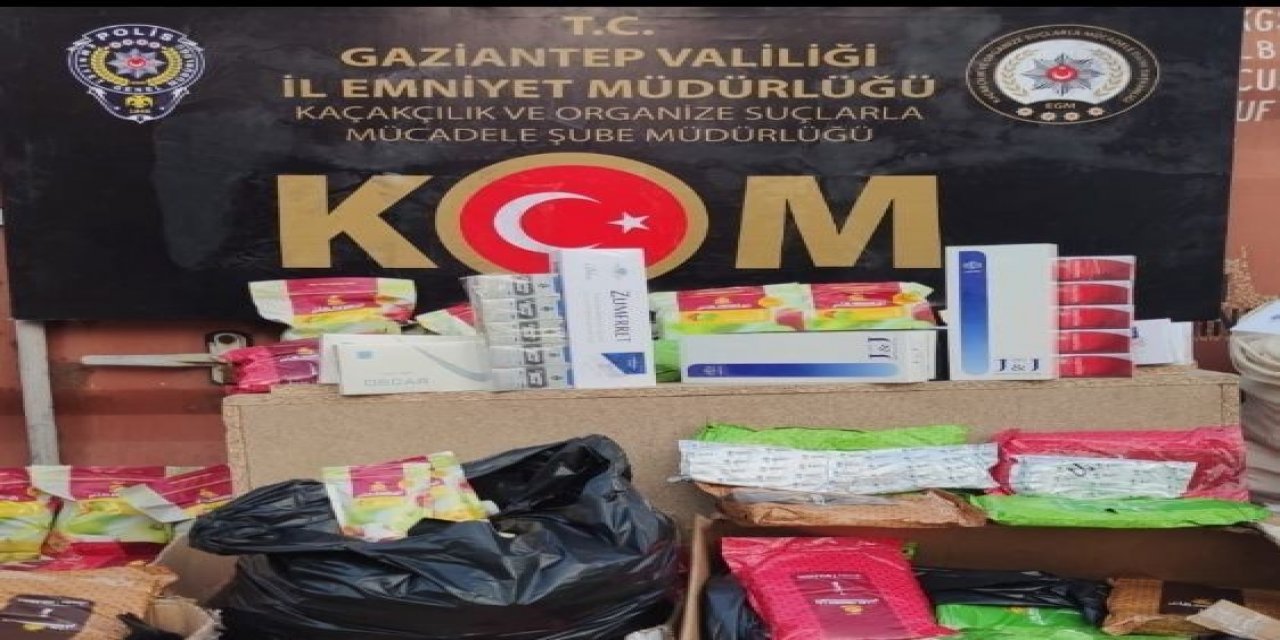 Gaziantep’te Kargo İle Kaçak Sigara Sevkiyatına Darbe