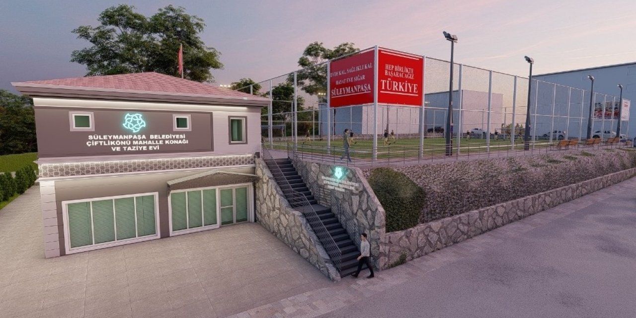 Çiftlikönü Mahalle Konağı Ve Semt Sahası Projesinde Sona Gelindi