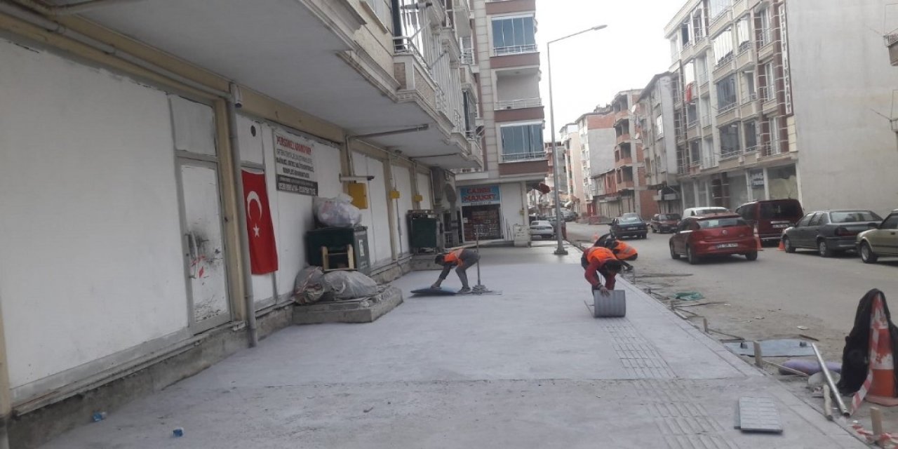 Fatsa’nın Kaldırımları Yenileniyor