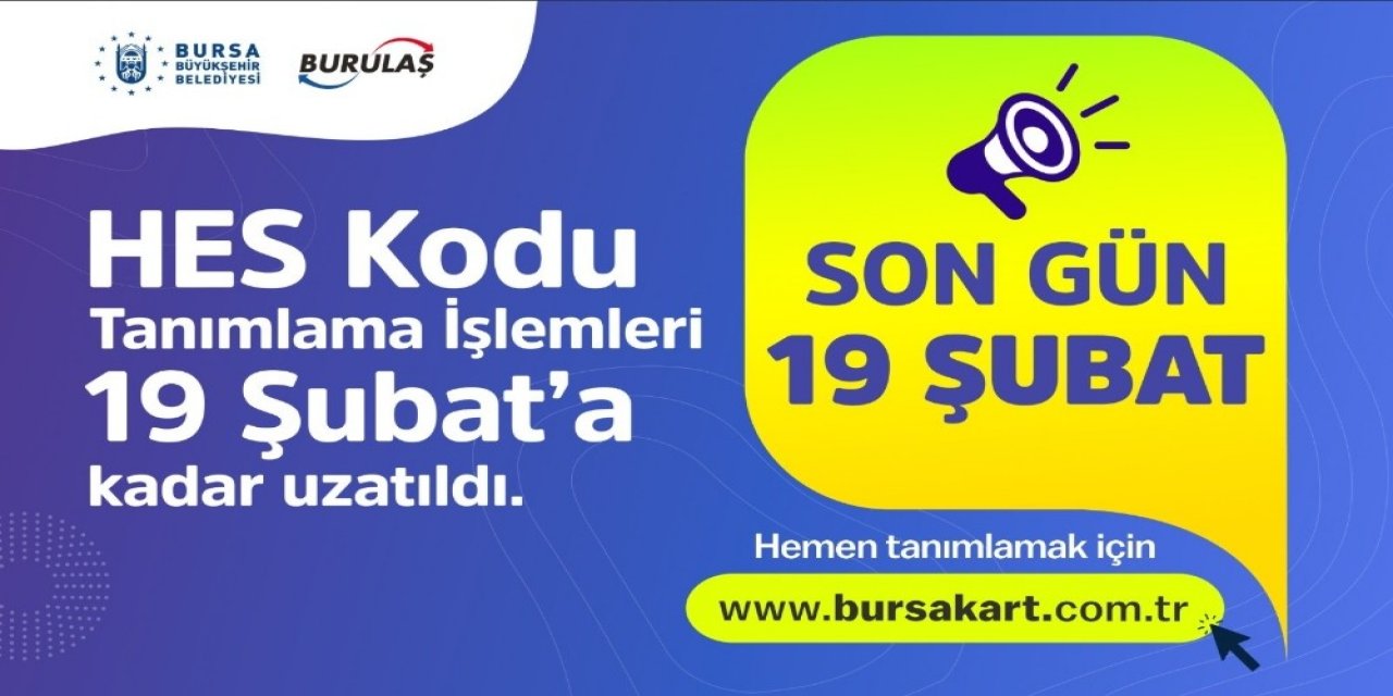Ulaşım Kartlarında Hes Kodu Eşleştirme Süresi Uzatıldı