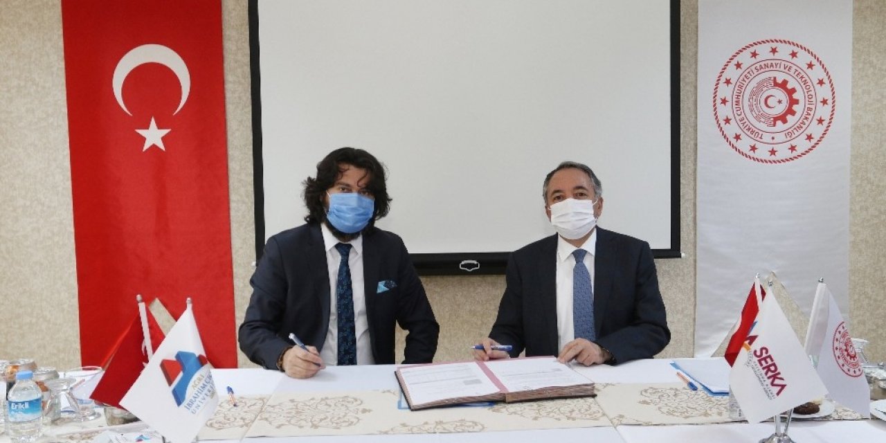 Ai̇çü Rektörü Prof. Dr. Karabulut İle Serka Genel Sekreteri Dr. Taşdemir Protokol İmzaladı