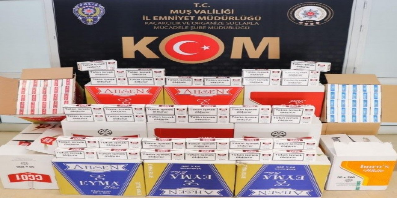 Muş’ta Tütün Mamulü Kaçakçılığı Yapan 1 Kişi Hakkında İşlem Yapıldı