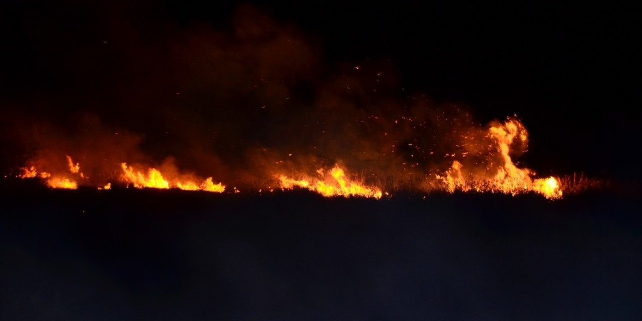 Samsun’da Sazlık Yangını