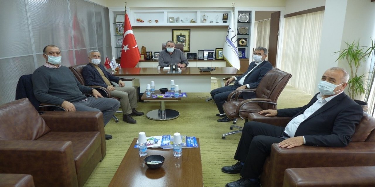 Aydın İ̇l Tarım Ve Orman Müdürlüğü Yetkilileri Kuto Başkanı Akdoğan İle Görüştü