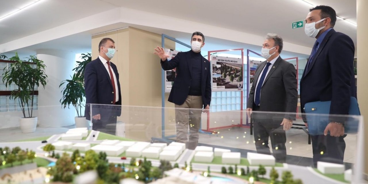 Bornova Belediye Başkanı Dr. Mustafa İ̇duğ’dan Başkan Gökhan Yüksel’e Ziyaret