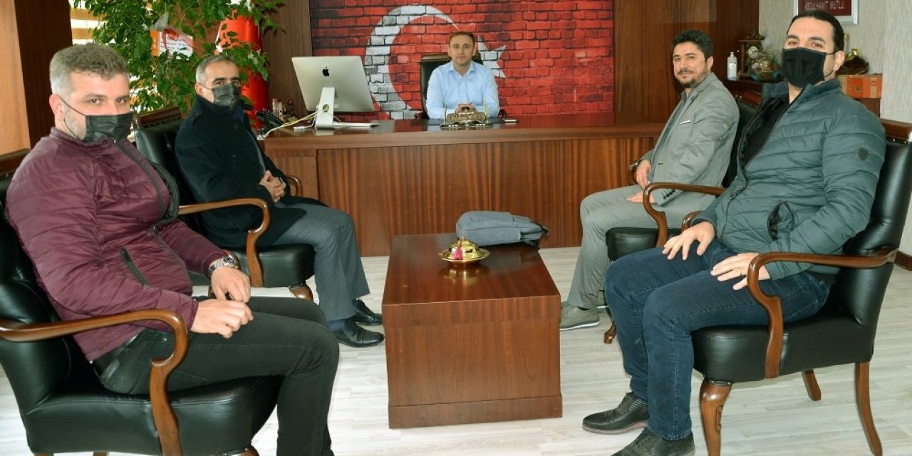 Prof. Dr. Doğan’dan Kaymakam Mutlu’ya Ziyaret