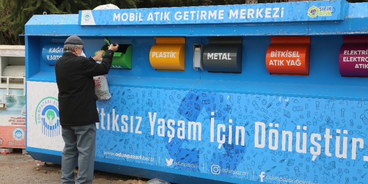 Odunpazarı’nda 3 Noktaya Mobil Atık Getirme Merkezi
