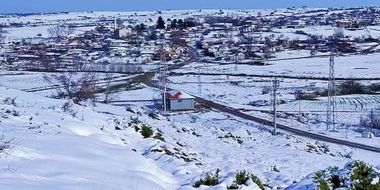 Edirne’de Kar Yağışı, Kuraklık Endişesi Taşıyan Çiftçiye Can Suyu Oldu