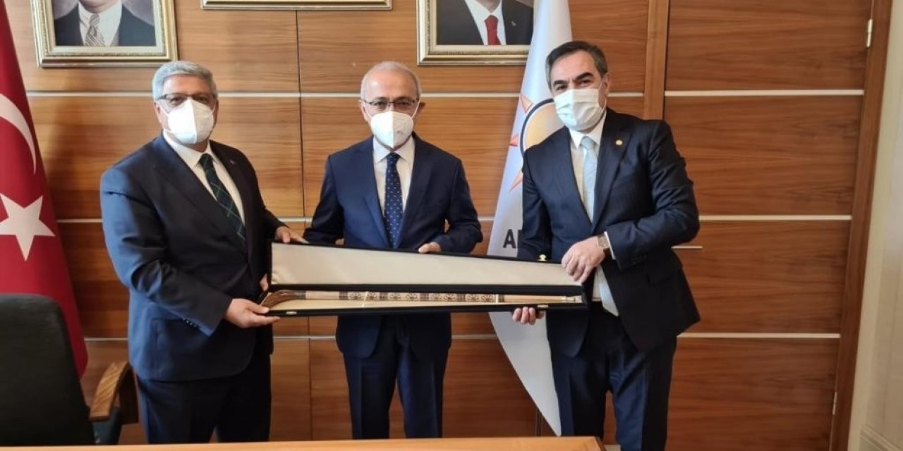 Başkan Çoban Bakan Elvan İle Görüştü