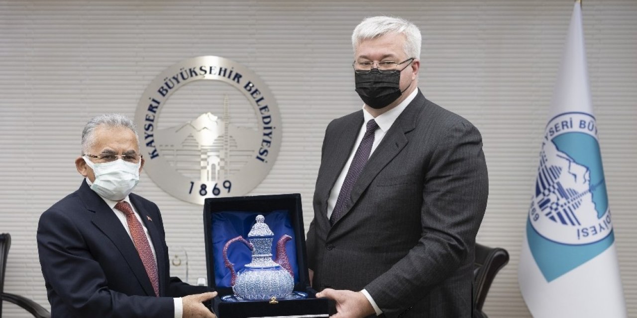 Ukrayna Büyükelçisi’nin Kayseri Hayranlığı