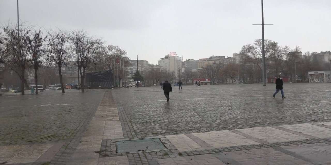 Gaziantep’te Dolu Yağışı