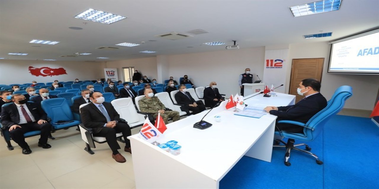 İ̇l Afet Ve Acil Durum Koordinasyon Kurulu Toplantısı Yapıldı