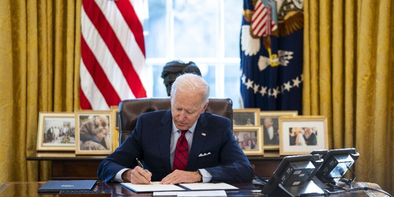Abd Başkanı Biden "ekonomik Bakım Yasası" Kararnamesini İmzaladı