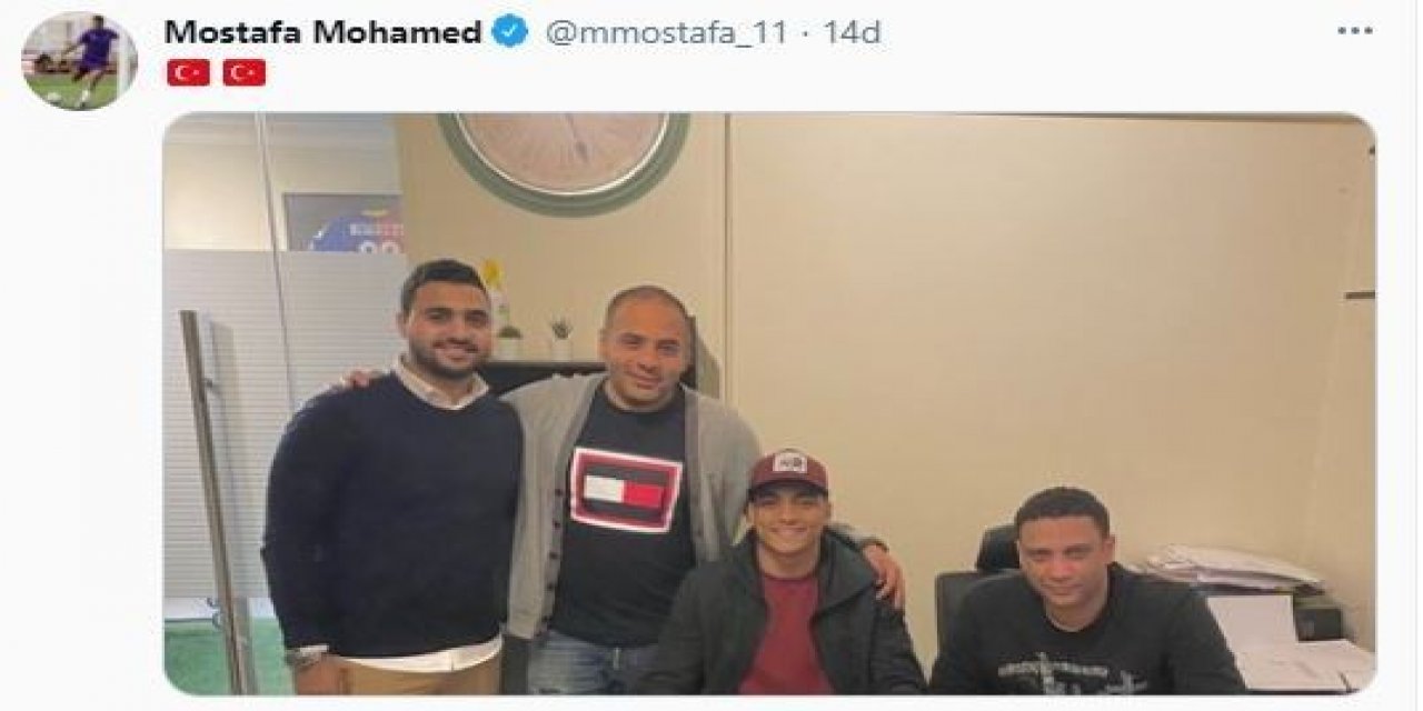 Mostafa Mohamed’den Türk Bayraklı Paylaşım