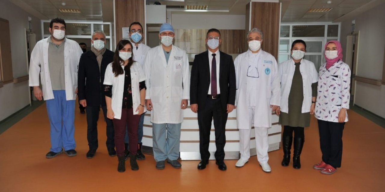 Rektör Prof. Dr. İ̇lter Kuş’tan Baün Hastanesine Ziyaret