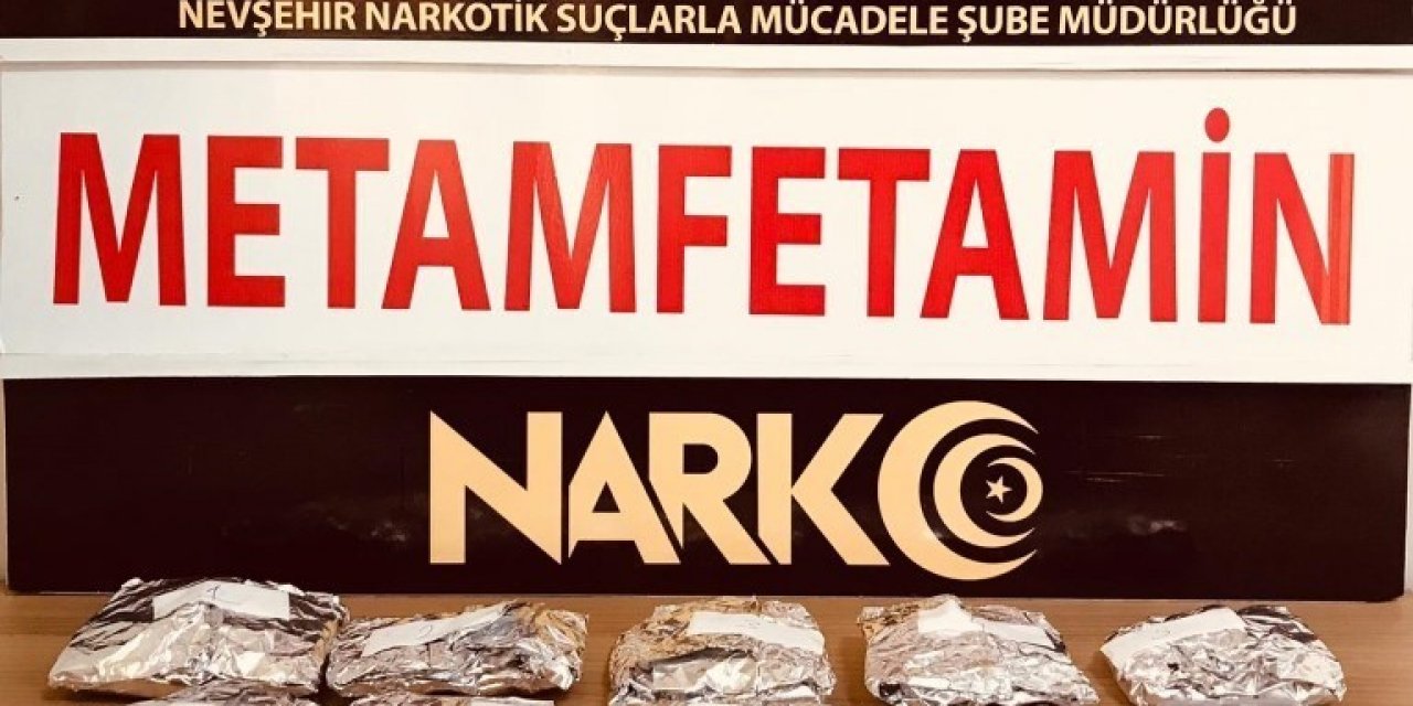 Nevşehir’de 481,87 Gram Metamfetamin Ele Geçirildi