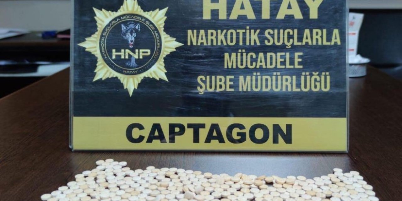 Hatay’da Uyuşturucu Hap Operasyonu