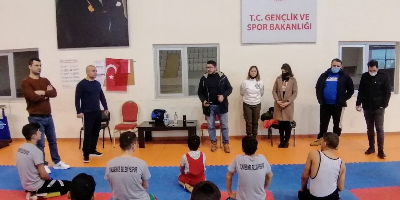 Başkan Alkan’dan Güreş Branşına Ziyaret