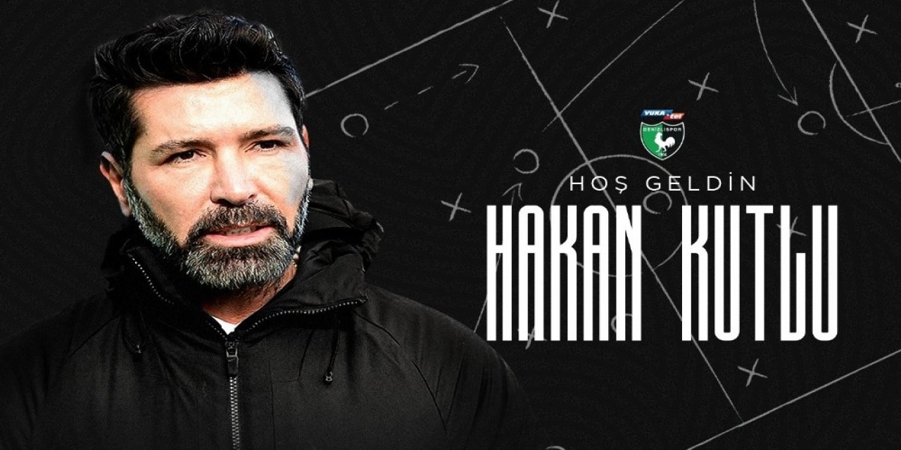 Denizlispor, Teknik Direktör Hakan Kutlu İle Anlaşmaya Vardı