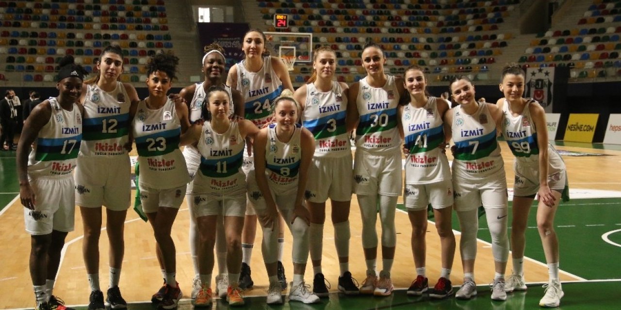Kadınlar Basketbol Süper Ligi: İ̇zmit Belediyespor: 74 - Beşiktaş: 68