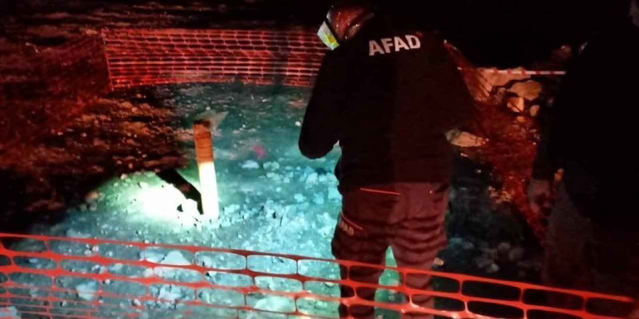 Sondaj Kuyusunda Gaz Sızıntısı Ekipleri Harekete Geçirdi