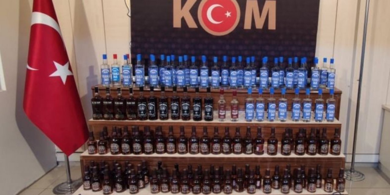 Gaziantep’te Kaçak İçki Baskını