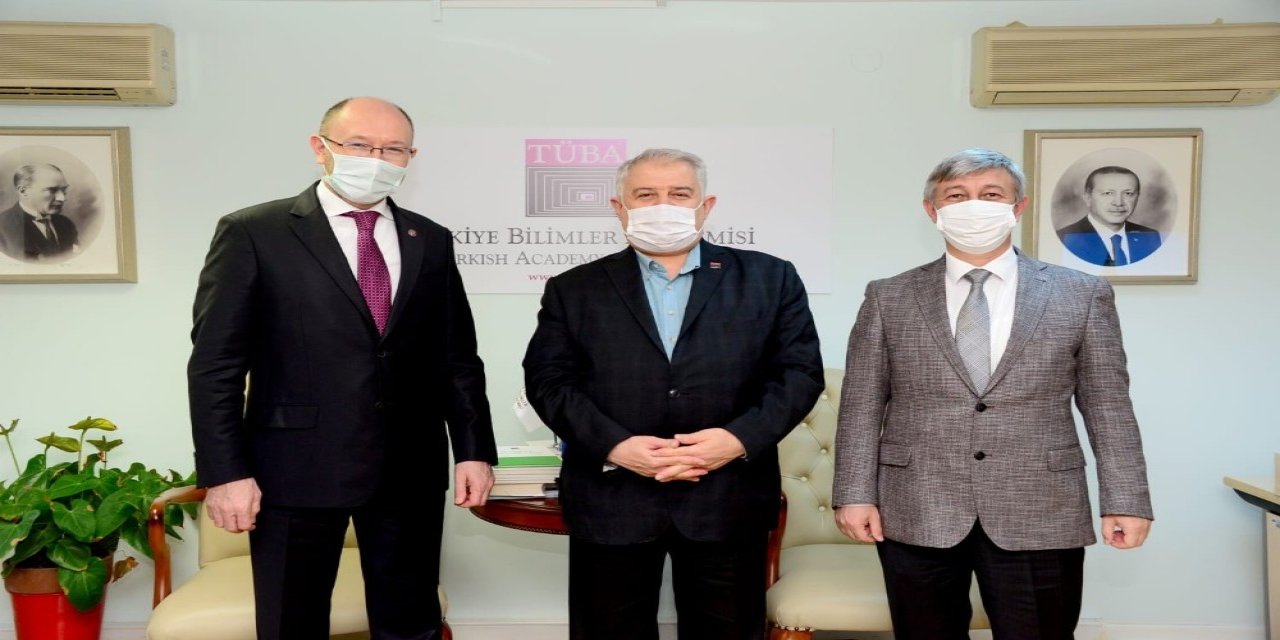 Rektör Erdal, Türkiye Bilimler Akademisini Ziyaret Etti