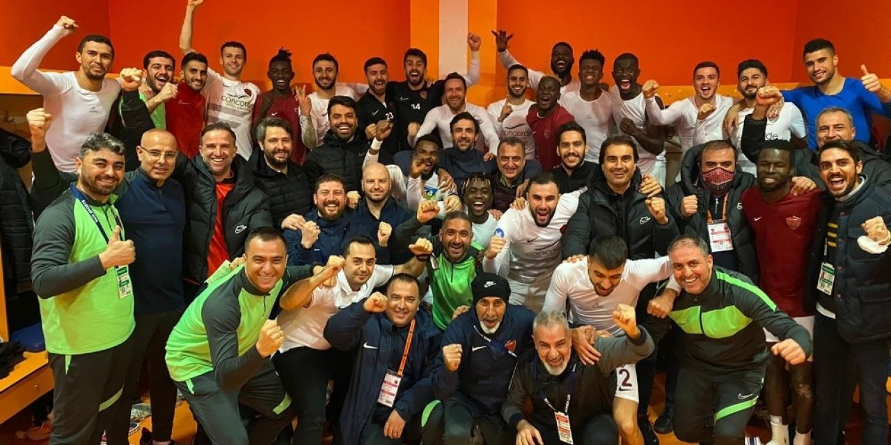 Hatayspor’un Galibiyet Sevinci
