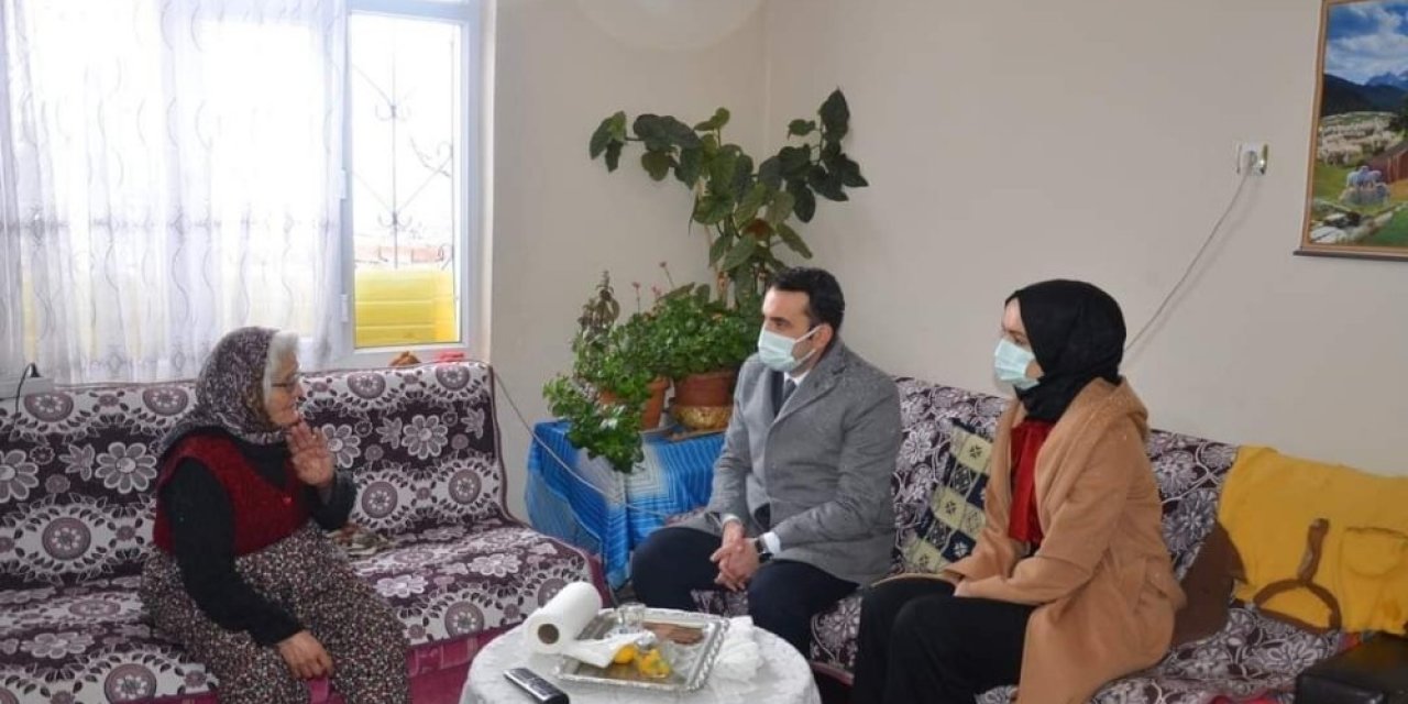 Kaymakam Çelik’ten Aile Ziyareti