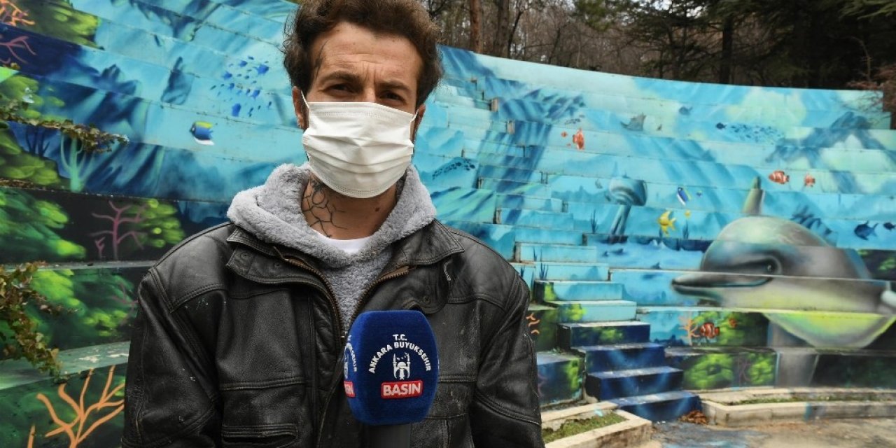 Başkent Parkları Grafittilerle Renklendi