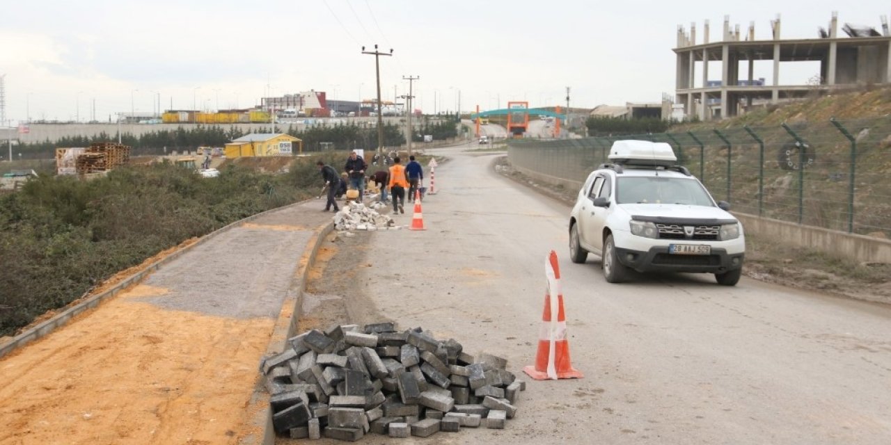 Dilovası Çerkeşli Caddesi’nde Yaya Güvenliği Sağlanıyor