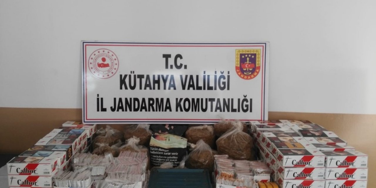 Jandarmadan Kaçak Tütün Ve Sigara Operasyonu