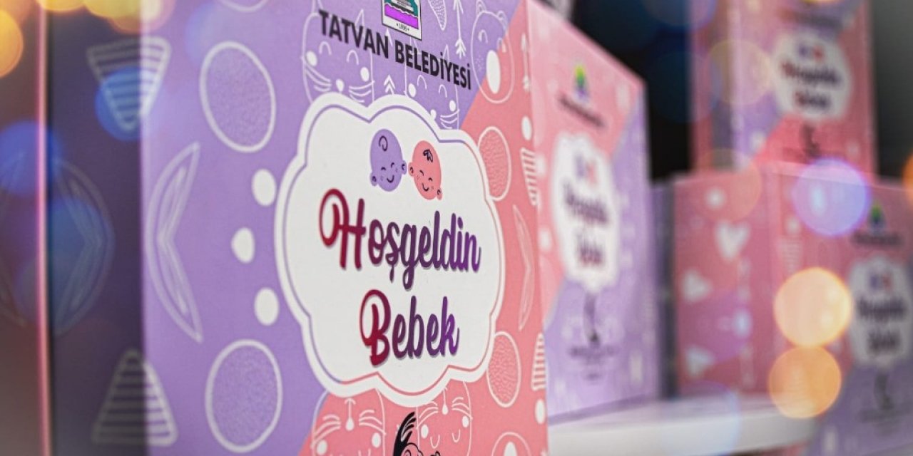 Yeni Doğan Bebeklerin İlk Hediyeleri Tatvan Belediyesinden