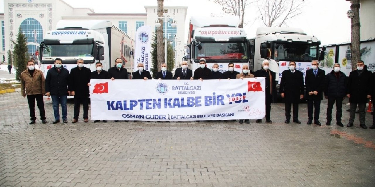Battalgazi’den İ̇dlib’e Dost Eli Uzatıldı