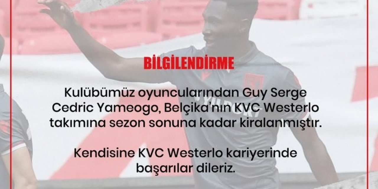 Samsunspor’da 1 Ayrılık Daha