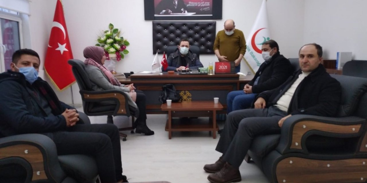 Başkan Sabırlı’dan Müftü Ve Başhekime Ziyaret