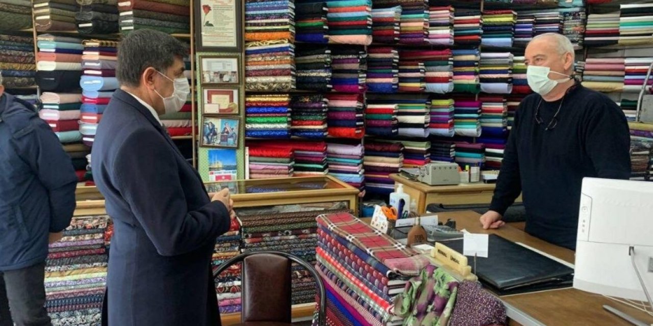 Başkan Aksun, Manifaturacılar Sitesi Esnafıyla Bir Araya Geldi