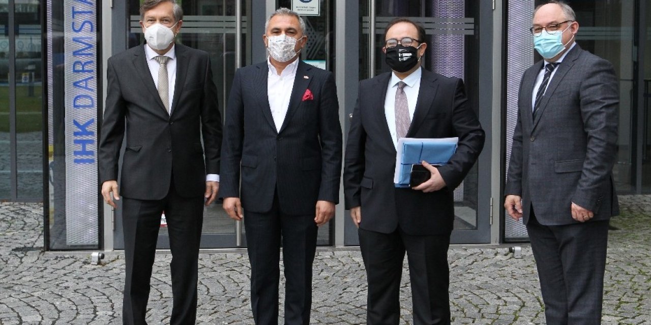 Başkonsolos Tunçer, Bursa’nın Kardeş Şehri Darmstadt’ın Sanayi Ve Ticaret Odasını Ziyaret Etti