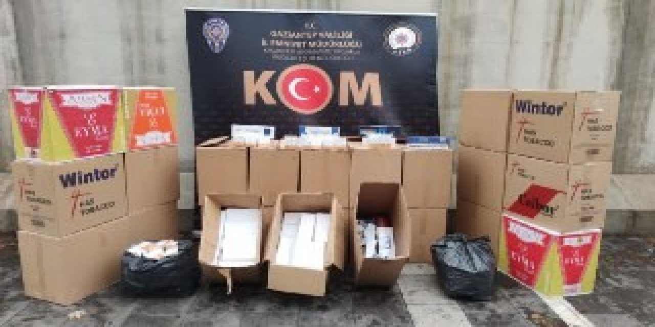 Gaziantep’te Kaçak Sigara Operasyonu