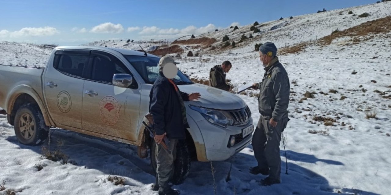 Konya’da Belgesiz Avlanan 4 Kişiye İşlem Yapıldı
