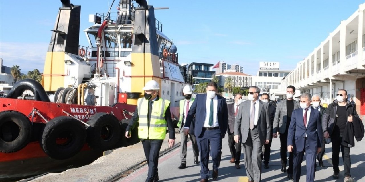 Vali Su, Mersin Limanı’nda İncelemelerde Bulundu