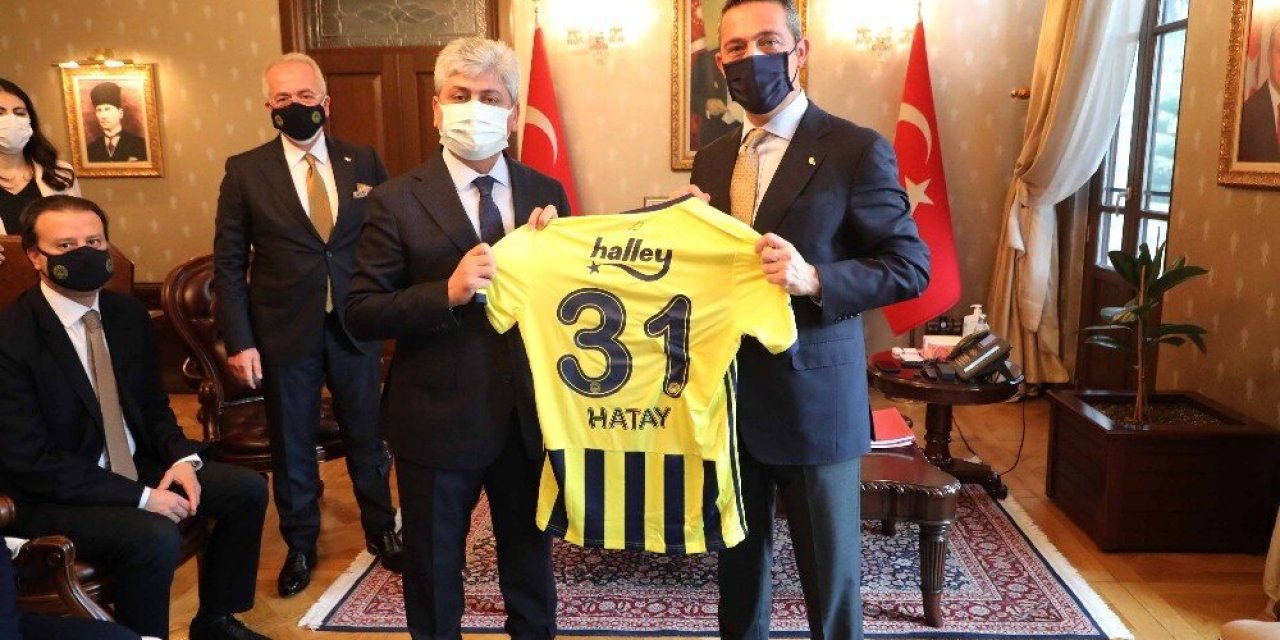 Fenerbahçe Yönetimi Hatay Valisi’ni Ziyaret Etti