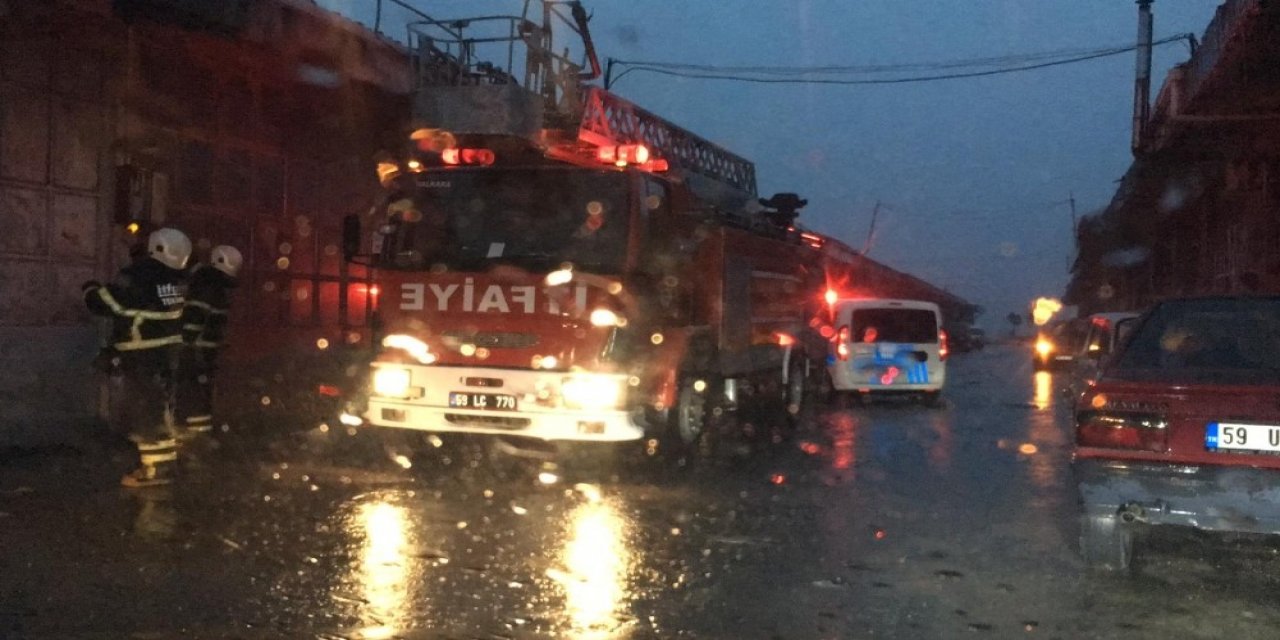 Tüp Deposunda Yangın Paniği