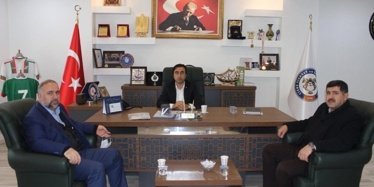 Cizre Müftüsü Baran, Tso Başkanı Sevinç İle Görüştü