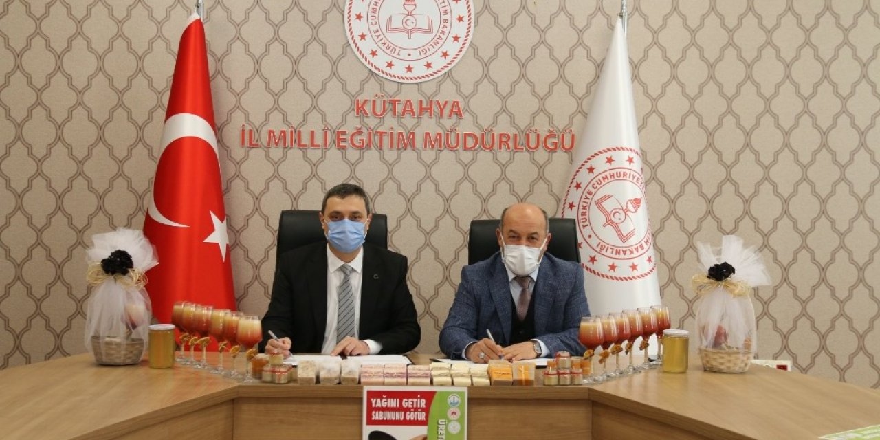 Kütahya’da "atık Yağını Getir Sabununu Götür" Projesi Protokolü