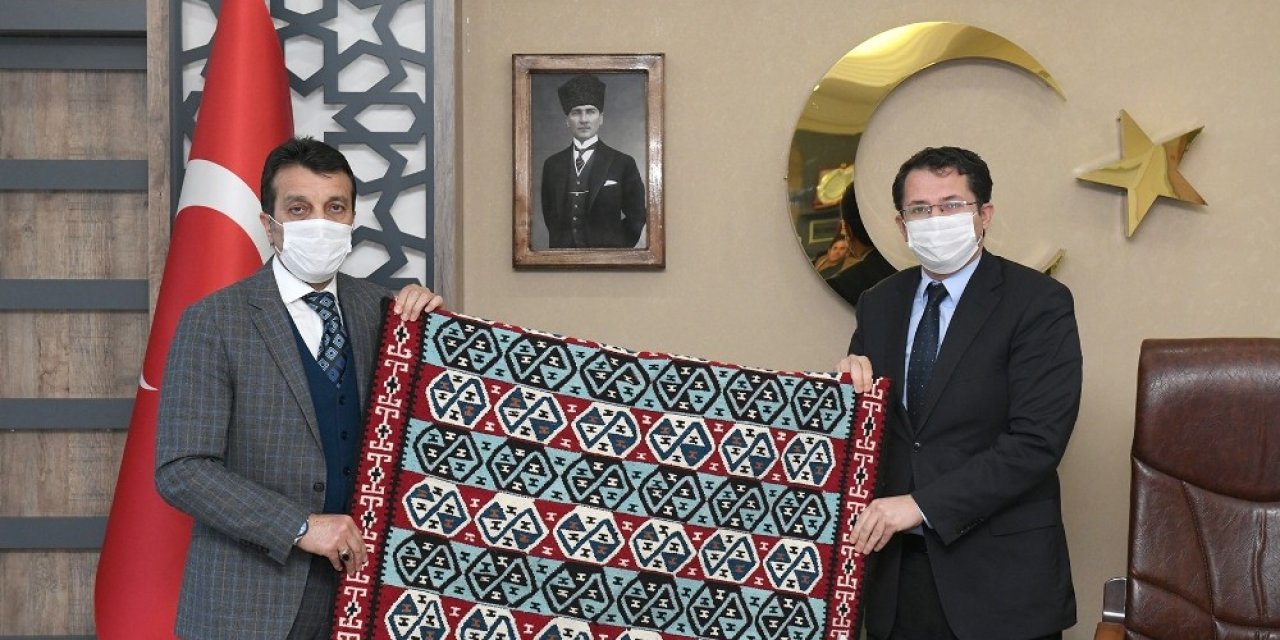 Başkan Şeylan’dan Kaymakam Çeçen’e Ziyaret