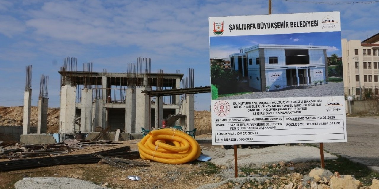 Bozova’da Kütüphane Çalışması