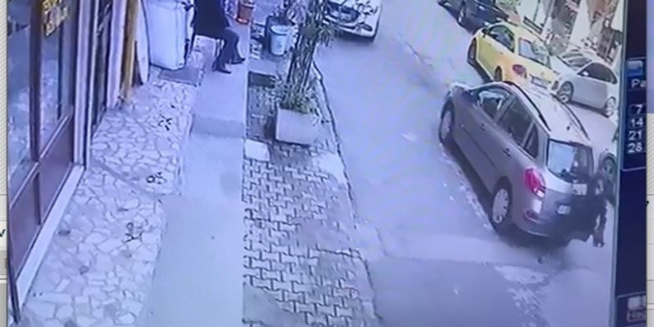 Geri Manevra Yaparken Yaşlı Kadına Çarptı