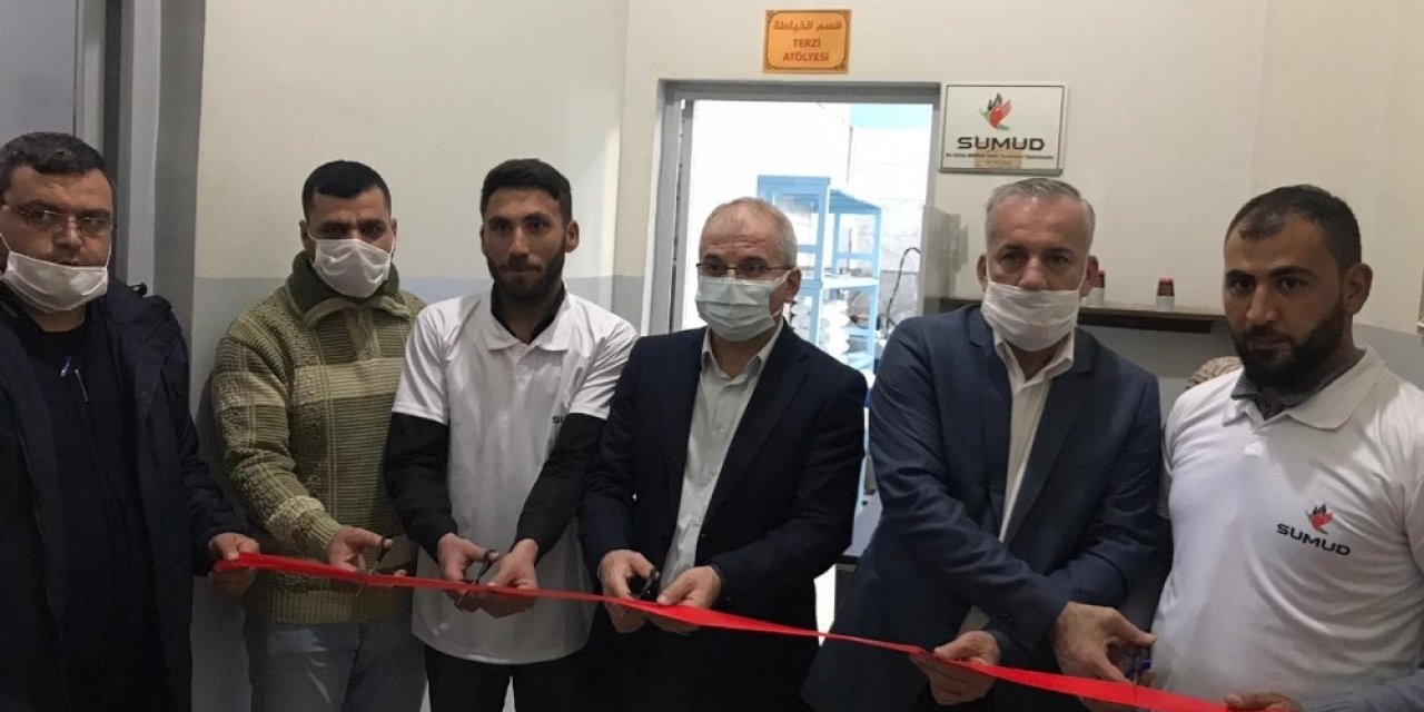 Çobanbey’de Mahkumlara Meslek Kazandırmak İçin Atölye Kuruldu
